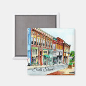 Hoptown Sixth Street Magnet (Voorkant / Achterkant)