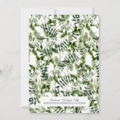 Hopvine Wedding Invitation Hop Vine Kaart (Achterkant)