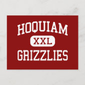 Hoquiam - Grizzlies - High-Hoquiam Washington Briefkaart (Voorkant)