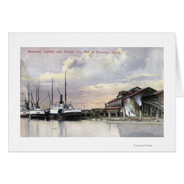 Hoquiam Lumber Mill Scene (Voorkant Horizontaal)