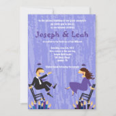 Hora Chair Dance B'nai B'not Mitswa Uitnodiging (Voorkant)