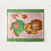 Horace the Lion en vriend Wandkleed (Voorkant (horizontaal))