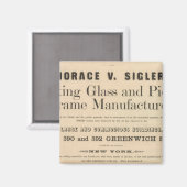 Horace V Sigler Magneet (Voorkant / Achterkant)
