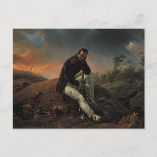 Horace Vernet, de soldaat op het slagveld Briefkaart (Voorkant)