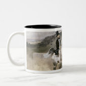 Horace Vernet en zijn kinderen Tweekleurige Koffiemok (Links)