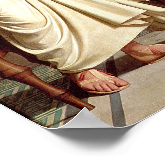 Horace, Virgil en Varius Poster (Hoek)