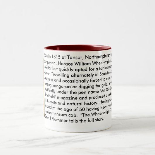 Horace Wheelwright mok (Center)