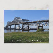 Horace Wilkinson Bridge - Baton Rouge Briefkaart (Voorkant)