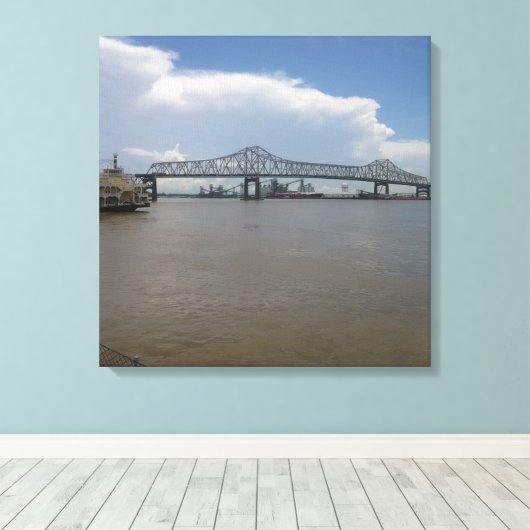 Horace Wilkinson Bridge Canvas Afdrukken (Insitu (Houten vloer))
