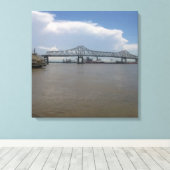 Horace Wilkinson Bridge Canvas Afdrukken (Insitu (Houten vloer))