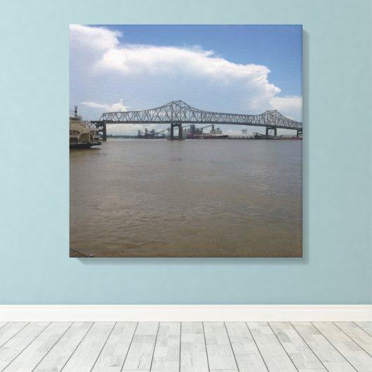 Horace Wilkinson Bridge Canvas Afdrukken (Insitu (Houten vloer))