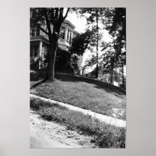 Horatio Alger's huis in Natick, Massachusetts Poster