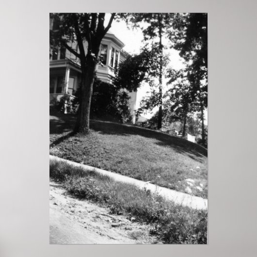 Horatio Alger's huis in Natick, Massachusetts Poster (Voorkant)