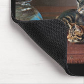 Horatio Henry Couldery, "Katten door een viskom" Muismat (Hoek)