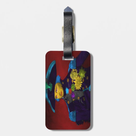 Horatio Nelson Pop Art Bagage Label (Achterkant verticaal)