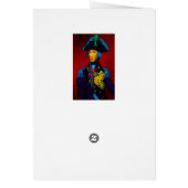 Horatio Nelson Pop Art Birthday Card (Achterkant)