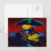 Horatio Nelson Pop Art Briefkaart (Voorkant / Achterkant)