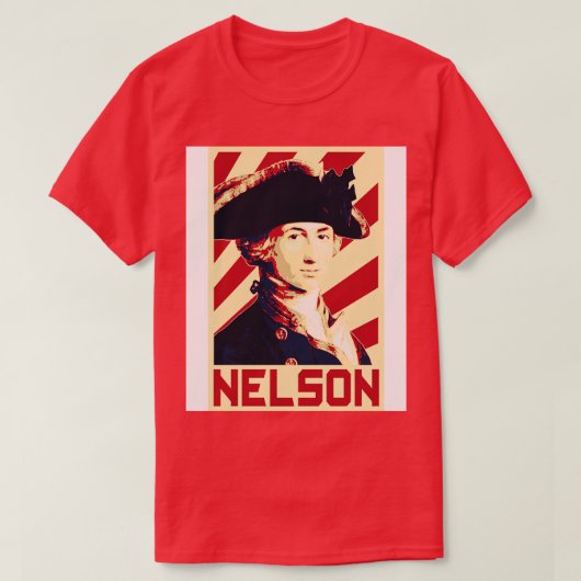 Horatio Nelson Retro T-shirt (Design voorkant)