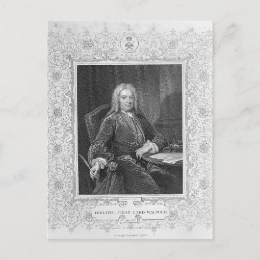 Horatio Walpole Briefkaart (Voorkant)