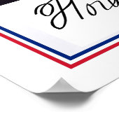 Horation Nelson schilderij en autograaf Poster (Hoek)