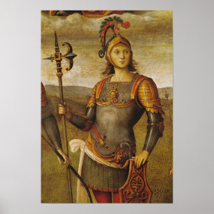 Horatius Cocles uit de Sala dell'Udienza Poster