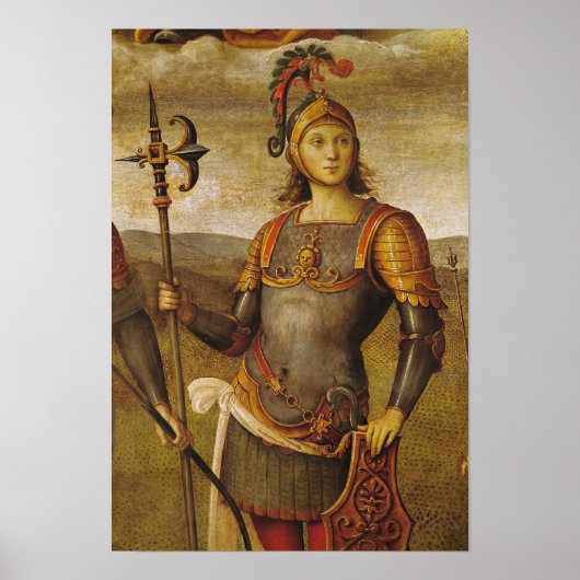 Horatius Cocles uit de Sala dell'Udienza Poster (Voorkant)