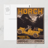 HORCH Automobile Briefkaart (Voorkant / Achterkant)