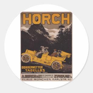 HORCH Automobile Ronde Sticker