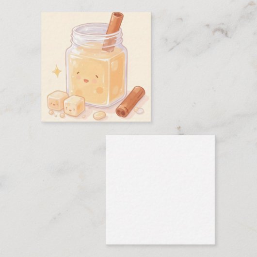 Horchata Contactkaartje (Voorkant / Achterkant)