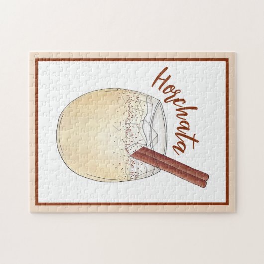 Horchata Orxata Mexicaanse Drink Beverage Legpuzzel (Horizontaal)