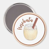 Horchata Orxata Mexicaanse Drink Beverage Magneet (Voorkant / Achterkant)