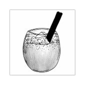 Horchata Orxata Mexicaanse Drink Beverage Rubberstempel (Afrduk)