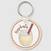 Horchata Orxata Mexicaanse Drink Beverage Sleutelhanger (Voorkant)