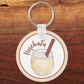 Horchata Orxata Mexicaanse Drink Beverage Sleutelhanger (Achterkant)