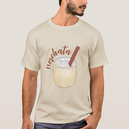 Horchata Orxata Mexicaanse Drink Beverage T-shirt (Voorkant)