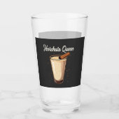 Horchata Queen Mexicaanse Drink Glas (Voorkant)