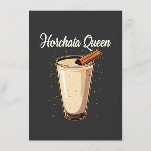 Horchata Queen Mexicaanse Drink Informatiekaartje