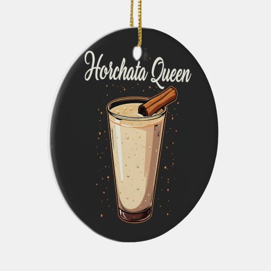 Horchata Queen Mexicaanse Drink Keramisch Ornament (Rechts)