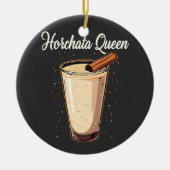 Horchata Queen Mexicaanse Drink Keramisch Ornament (Voorkant)