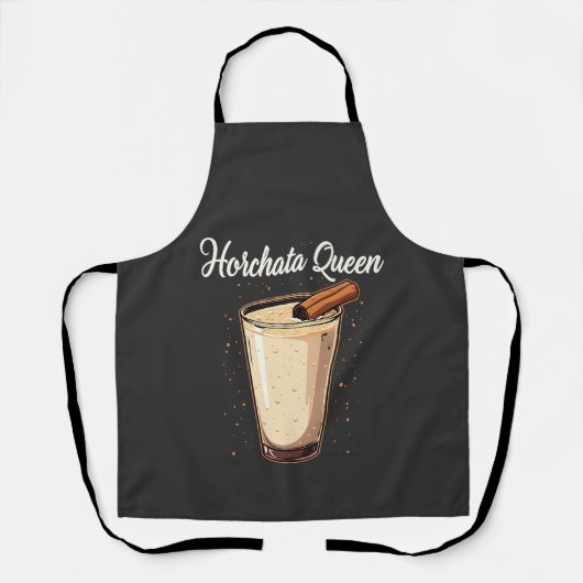 Horchata Queen Mexicaanse Drink Schort (Voorkant)