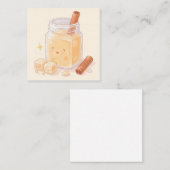 Horchata Vierkante Visitekaartje (Voorkant / Achterkant)