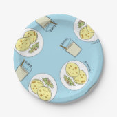 Horchata y Pupusas Paper Borden Papieren Bordje (Voorkant)