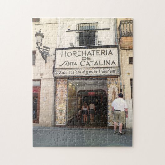 Horchatería de Santa Catalina, Valencia, Spanje Legpuzzel (Verticaal)