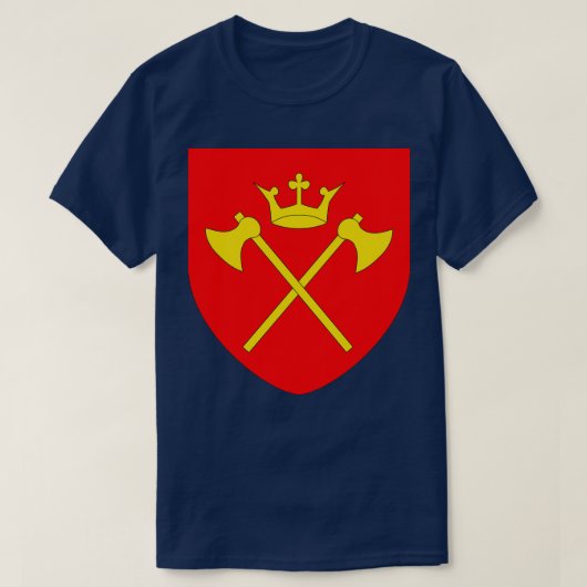 Hordaland Coat of Arms Norway T-shirt (Design voorkant)