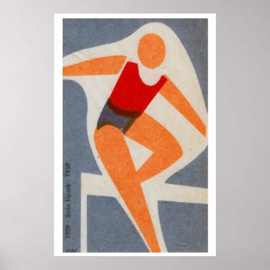 Hordenloper - Matchbox Print - Tsjechische Muurkun (Voorkant)