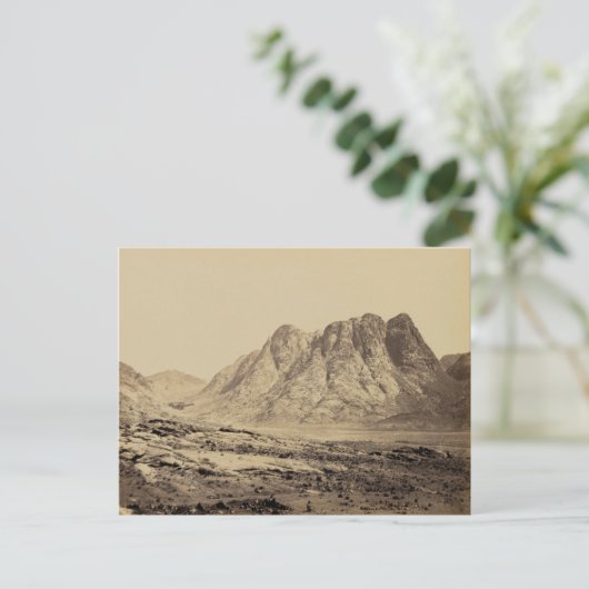 Horeb in de Sinaïwoestijn Briefkaart (Staand voorkant)