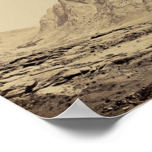 Horeb in de Sinaïwoestijn Poster (Hoek)