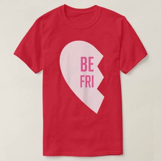 Horen Beste Vriend T's die overeenkomen met Bff-ou T-shirt (Design voorkant)