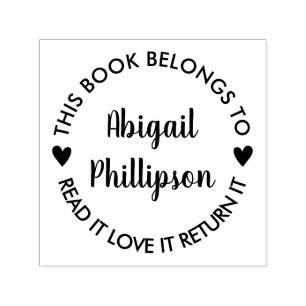 Horen dit boek behoort tot naam in manuscript zelfinktende stempel