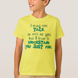 Horen en begrijpen t-shirt